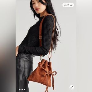 Free People Suede Crossbody